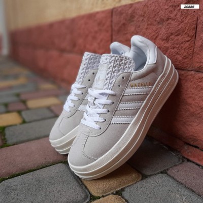 Adidas Gazelle Bold серо бежевые, Размер 40