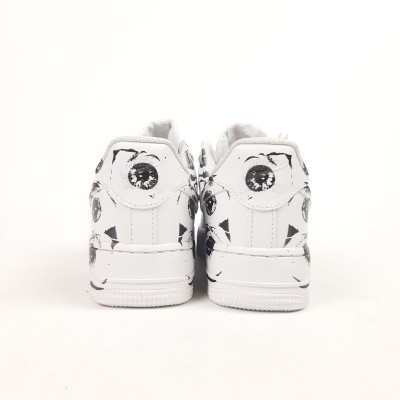 Nike Air Force 1 Low Supreme Comme Des Garcons Shirt білі з чорним, Розмір 37
