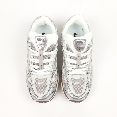 Nike P-6000 белые с серебром и сиреневым, Размер 36