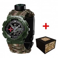 Patriot 005AGSU ВСУ Паракордовый ремешок Camo Green + Коробка