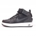 Nike Air Force 1 Mid ´07 LV8  сірі з чорним на білій, Розмір 45