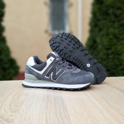 Nеw Balance 574 (SIN) сірі з білим, Розмір 36