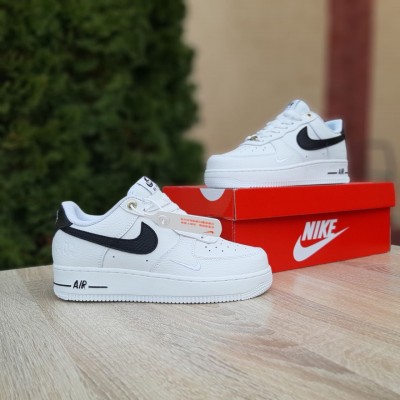 Nike AIR Force 1 AF-1 '82 Білі з чорним, Розмір 36