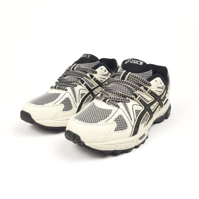 Asics Gel-kahana 8 белые с серым и черным, Размер 37