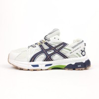 Asics Gel-kahana 8 бежеві з синім та помаранчевим, Розмір 43