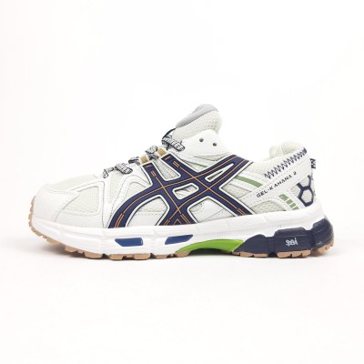 Asics Gel-kahana 8 бежевые с синим и оранжевым, Размер 43 Asics Gel-kahana 8 бежевые с синим и оранжевым, Размер 43
