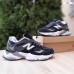 New Balance 9060 черные с белым и серым, Размер 44
