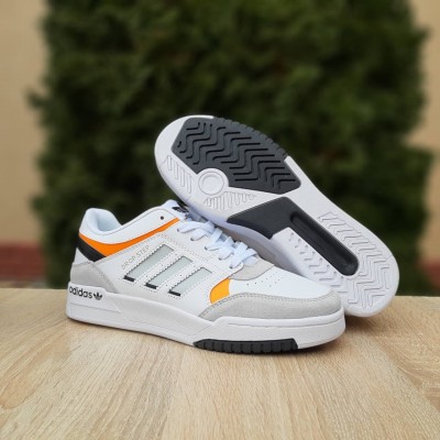 Adidas Drop Step білі з сірим та помаранчевим, Розмір 44