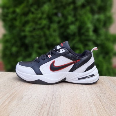 Nike Air Monarch Черные с белым с красным, Размер 38 Nike Air Monarch Черные с белым с красным, Размер 38