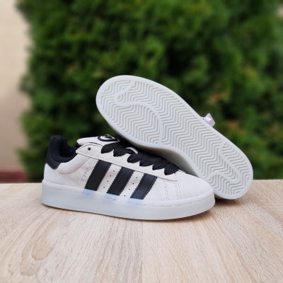 ADIDAS CAMPUS 00S ALUMINUM CORE BLACK бежево сірі, Розмір 36