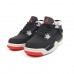 Nike AIR Jordan 4 черные с красным, Размер 36