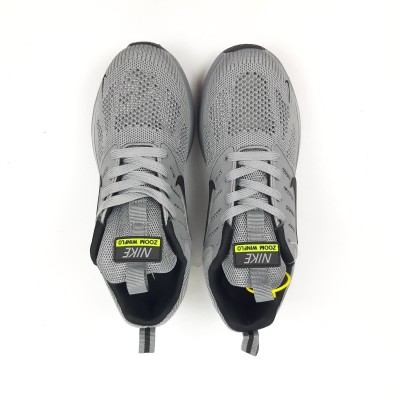 Nike Zoom Winflo серые с салатовым, Размер 39