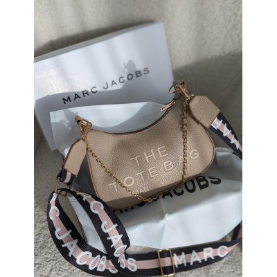 Сумка жіноча Марк Джейкобс багет бежевий Marc Jacobs Tote Bag клатч