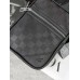 Чоловіча сумка месенджер Луї Віттон через чорний плече в клітинку Louis Vuitton