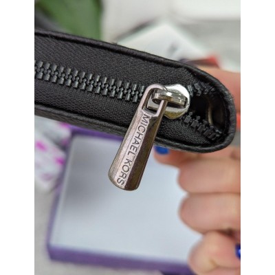 Гаманець Michael Kors великий Майкл Корс жіночий великий чорний