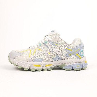 Asics Gel Kahana 8 білі з блакитним та жовтим, Розмір 40