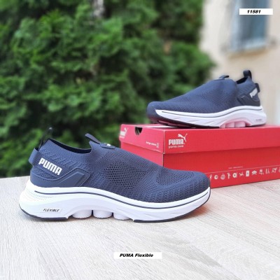PUMA Flexible тапкі мокасіни сліпони темно сірі, Розмір 43