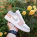 Nike Air Jordan 1 low Білі з бежевим та пудрою, Розмір 36