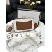 Сумка женская  белый+ коричневый Guess Гесс кросс-боди
