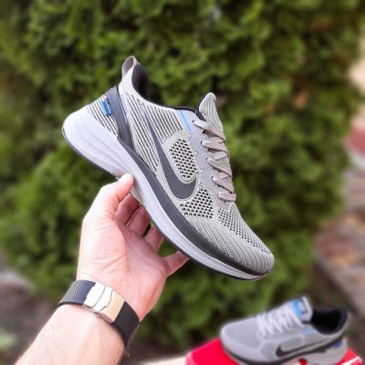 Nike Zoom Winflo серые с синим, Размер 43