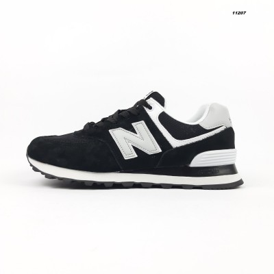 New Balance 574 чорні з білим, Розмір 46