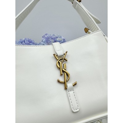 Жіноча сумка Yves Saint Laurent YSL Ів Сен Лоран білий клатч