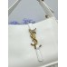 Жіноча сумка Yves Saint Laurent YSL Ів Сен Лоран білий клатч