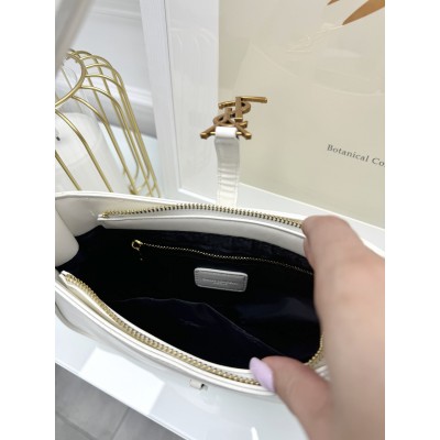 Жіноча сумка Yves Saint Laurent YSL Ів Сен Лоран білий клатч