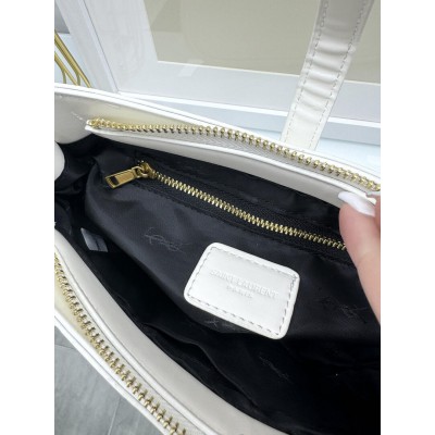 Жіноча сумка Yves Saint Laurent YSL Ів Сен Лоран білий клатч