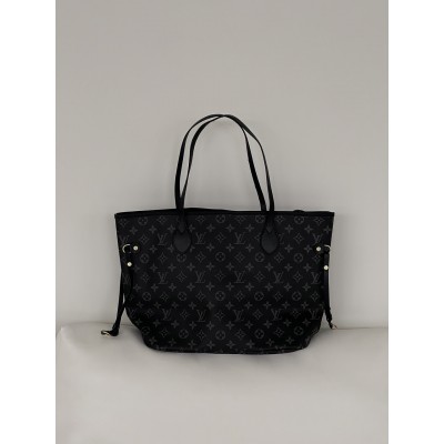 Сумка жіноча Louis Vuitton Neverfull чорний класичний шопер Луї Віттон Сумка жіноча Louis Vuitton Neverfull чорний класичний шопер Луї Віттон