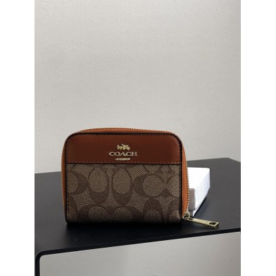 Гаманець Coach, Коуч жіночий міні бежевий