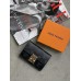 Женский кошелек Louis Vuitton черный с коробкой мини Луи Виттон
