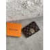 Женский кошелек Louis Vuitton коричневый в клетку  с коробкой мини Луи Виттон