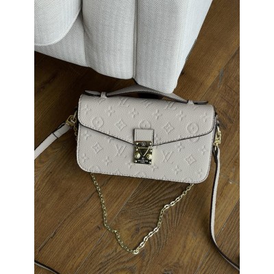 Cумка женская Луи Витон через плечо Louis Vuitton Medium Pochette кремовый мини