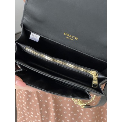 Сумка жіноча Coach Mini Klare через плече чорний Коуч