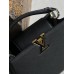 Жіноча сумка Louis Vuitton Capucines через плече Луї Віттон чорний класичний