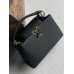 Жіноча сумка Louis Vuitton Capucines через плече Луї Віттон чорний класичний