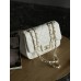 Сумка женская Chanel classic -  24 size кросс боди белый Шанель