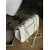 Сумка женская Chanel classic -  24 size кросс боди белый Шанель