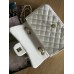 Сумка женская Chanel classic -  24 size кросс боди белый Шанель