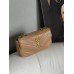 Жіноча сумка Yves Saint Laurent Loulou leather bag через бежевий плече Лоран Medium size