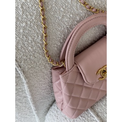 Сумка жіноча Chanel Kelly Bag Premium пудровий клатч Шанель