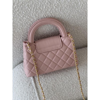 Сумка жіноча Chanel Kelly Bag Premium пудровий клатч Шанель