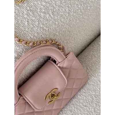 Сумка жіноча Chanel Kelly Bag Premium пудровий клатч Шанель