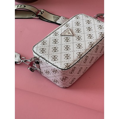 Сумка жіноча Guess 4G білий Гесс крос-боді через плече