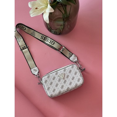 Сумка жіноча Guess 4G білий Гесс крос-боді через плече Сумка жіноча Guess 4G білий Гесс крос-боді через плече