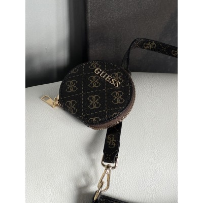 Сумка жіноча Guess Noelle 2в1 коричневий Гесс