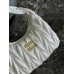 Сумка жіноча Miu Miu Wander Matelassé Nappa Leather білий хобо Міу Міу