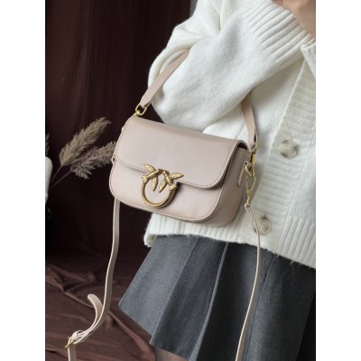 Жіноча сумка Love Box Bag Pinko бежевий через плече Пінко