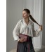 Женская сумка Love Box Bag Pinko красный через плече Пинко